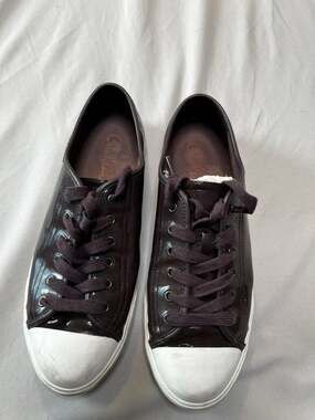 Cole Haan Air Laurie Patent Leather Low-Top Sneakers Sporty Preppy Shoes

Womens